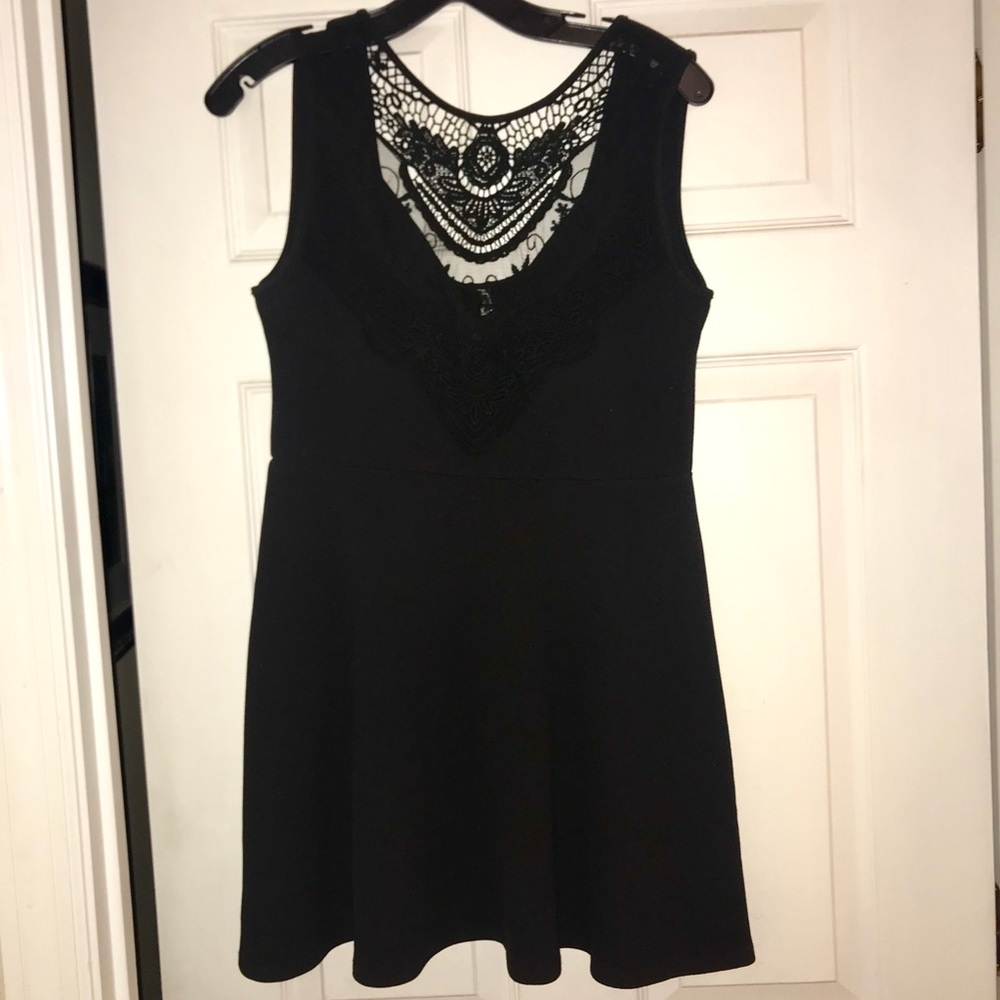 Black cocktail dress